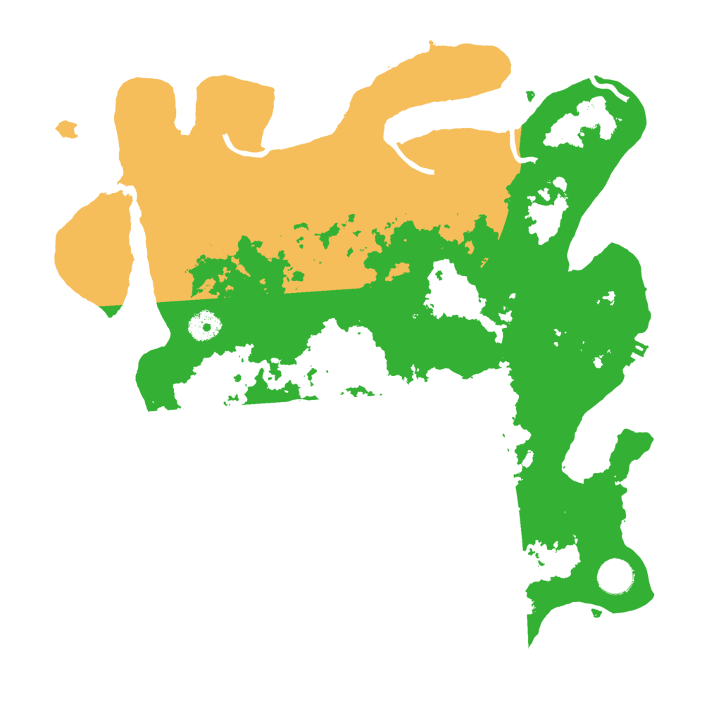 Biome Rust Map: Procedural Map, Size: 3550, Seed: 92656028