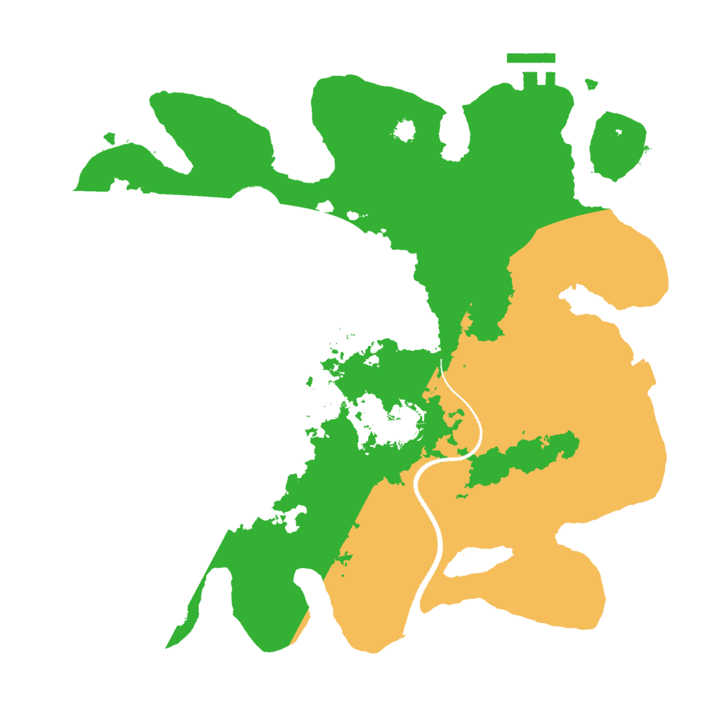 Biome Rust Map: Procedural Map, Size: 3000, Seed: 31831