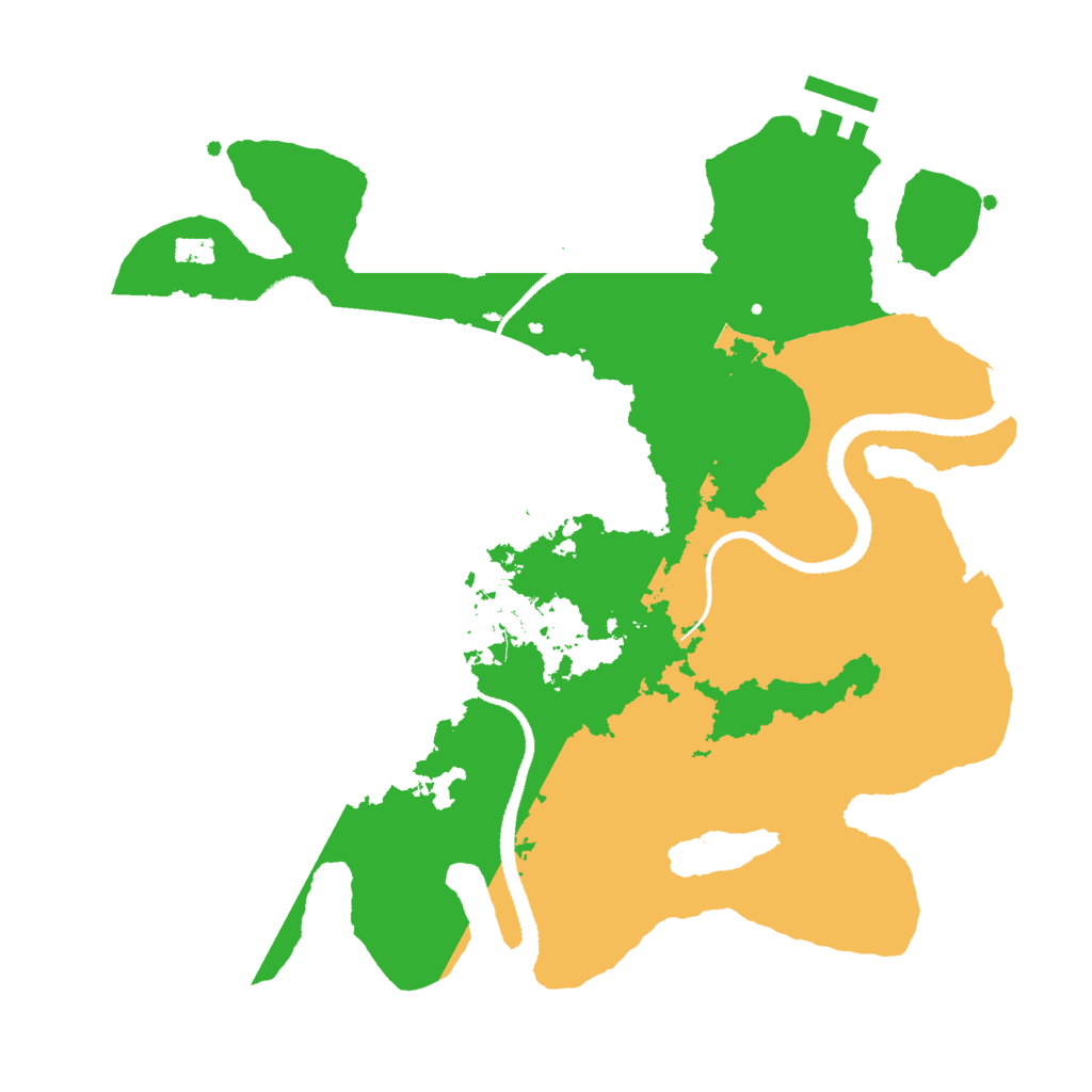 Biome Rust Map: Procedural Map, Size: 3000, Seed: 31831