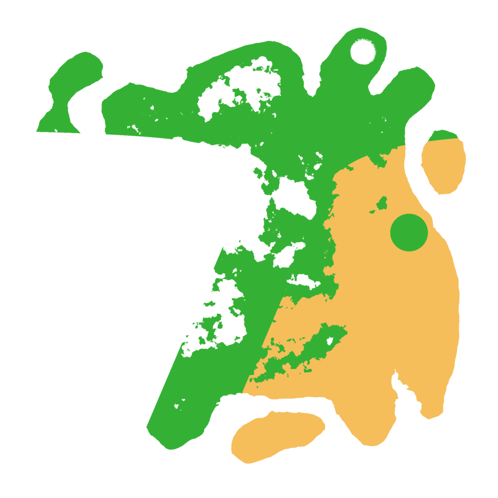 Biome Rust Map: Barren, Size: 3500, Seed: 298243111