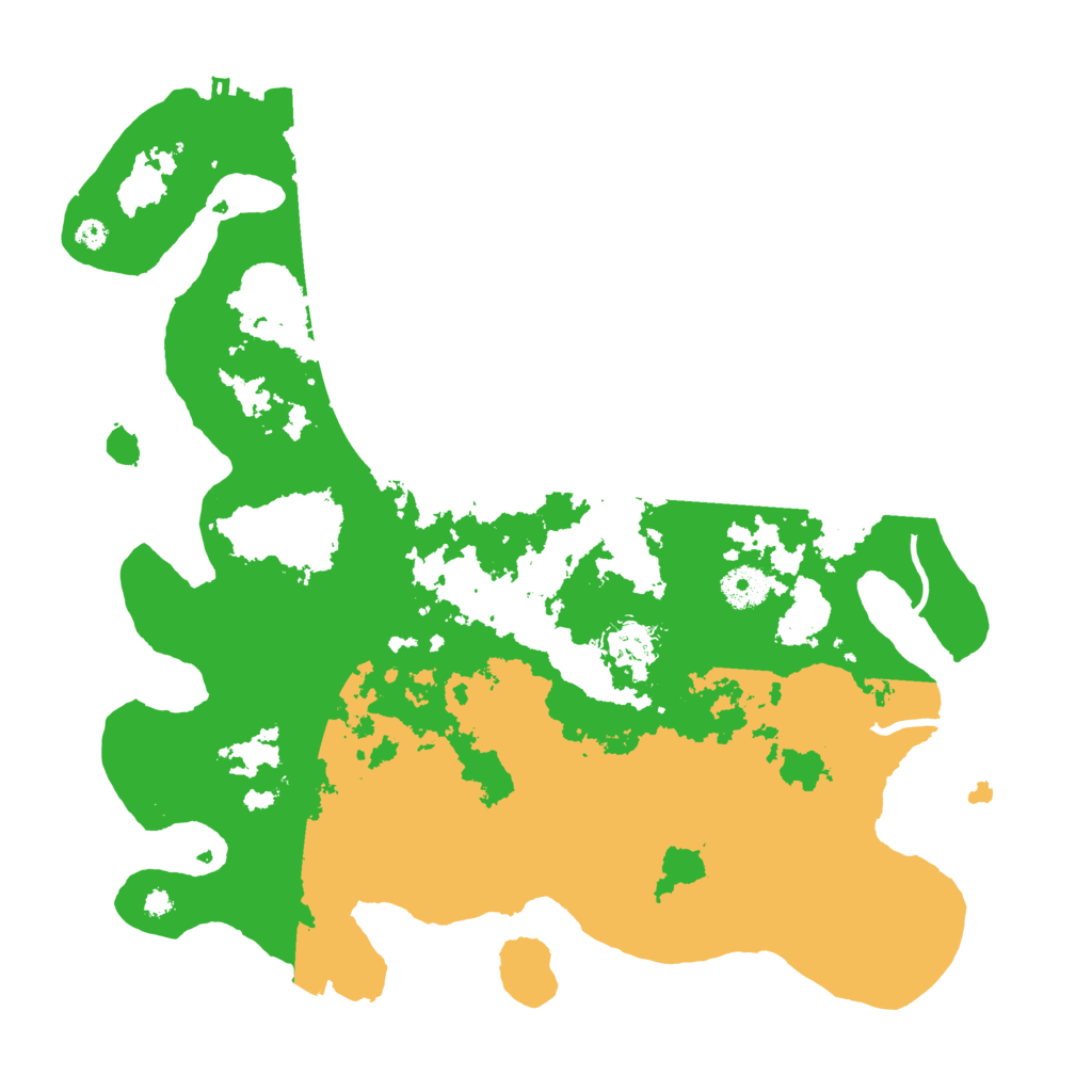 Biome Rust Map: Procedural Map, Size: 3700, Seed: 2041442763