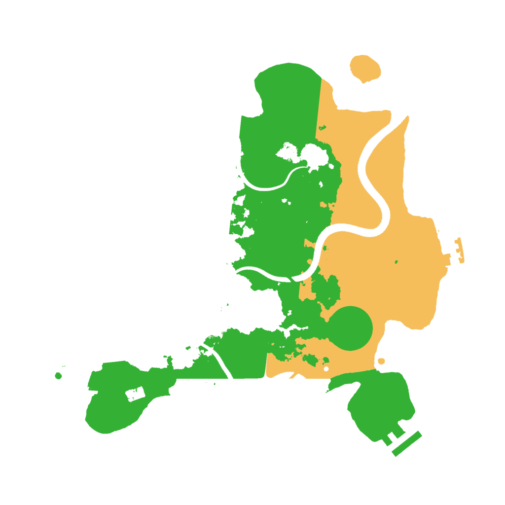 Biome Rust Map: Procedural Map, Size: 3000, Seed: 868897251