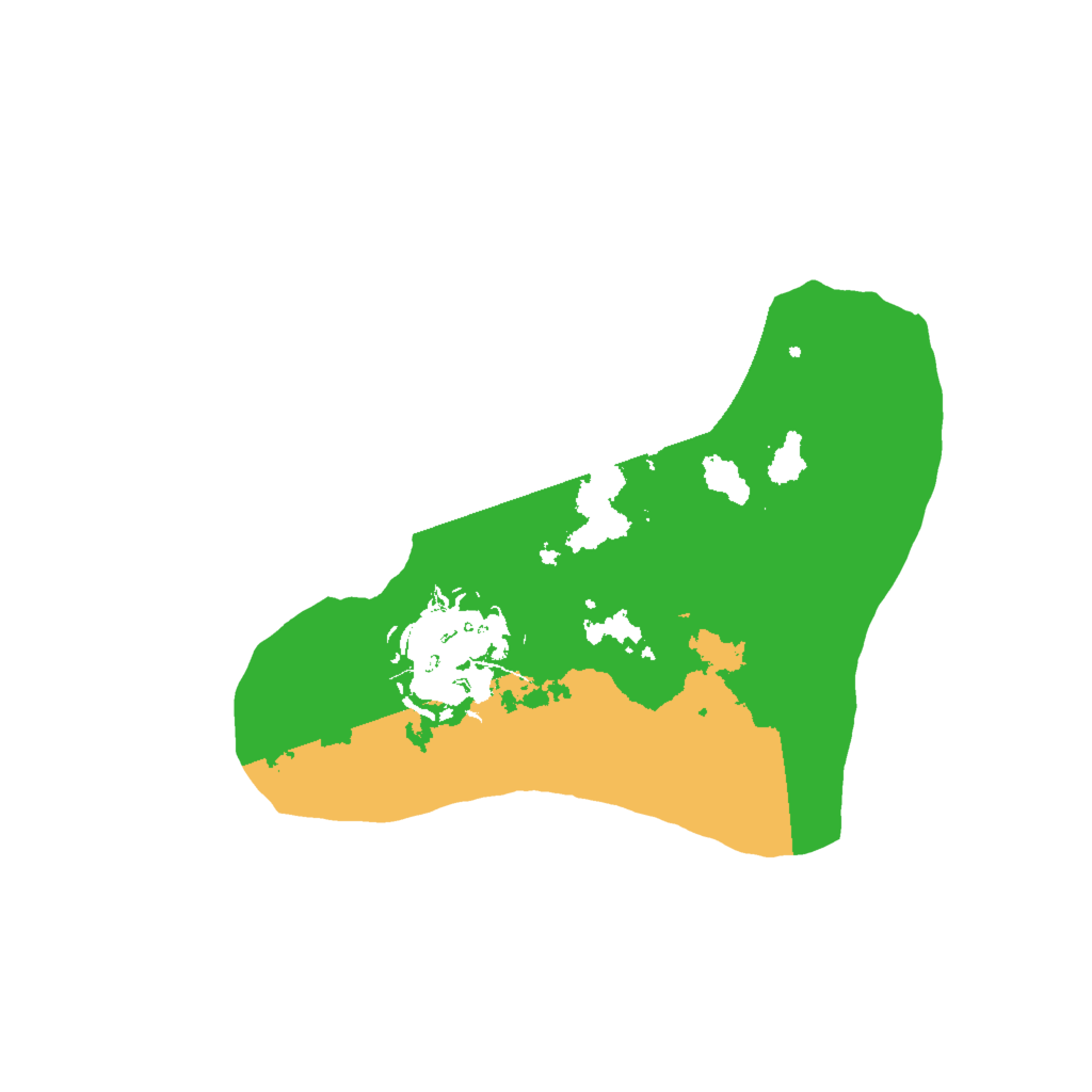 Biome Rust Map: Barren, Size: 1666, Seed: 648252