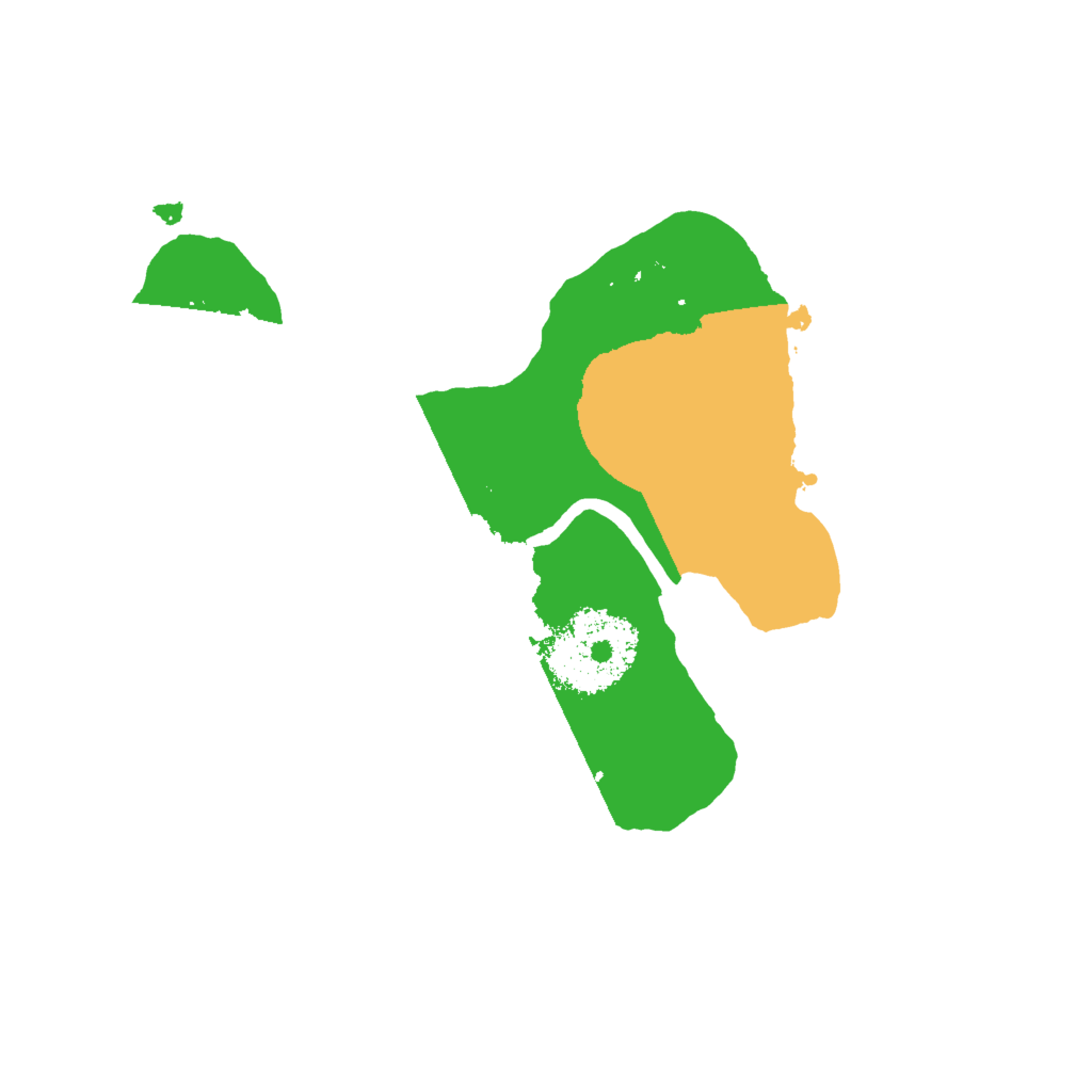 Biome Rust Map: Procedural Map, Size: 2000, Seed: 243938447