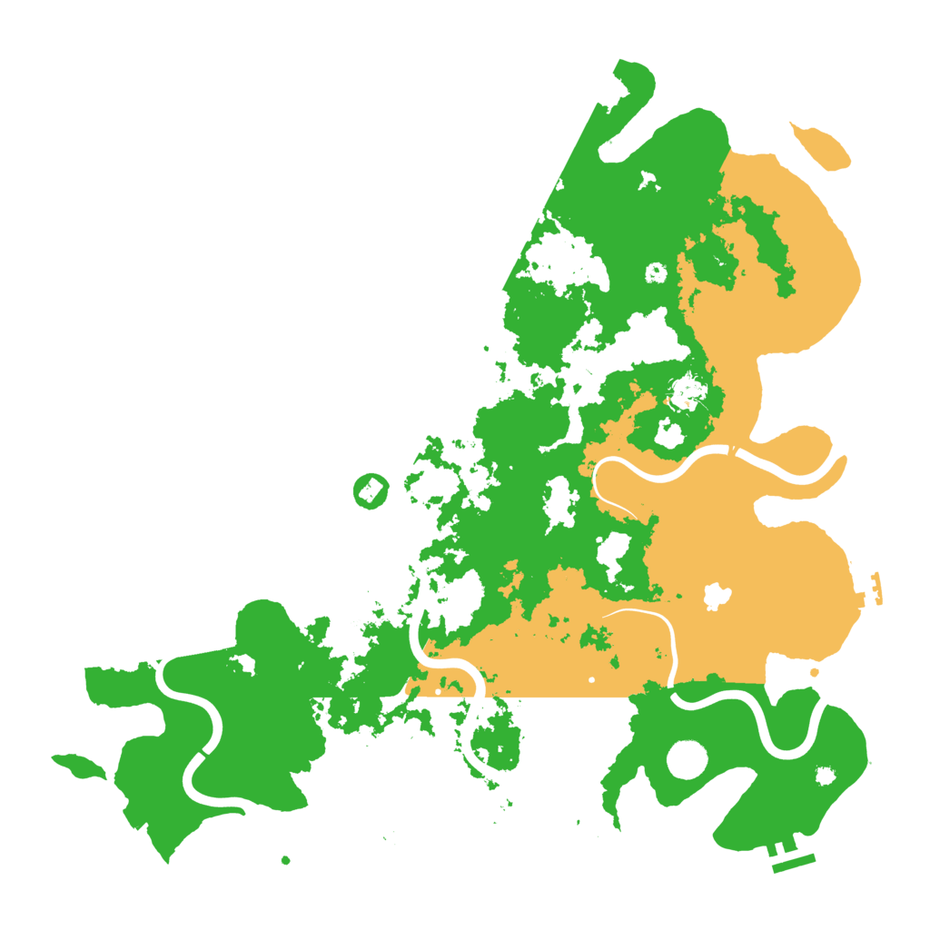 Biome Rust Map: Procedural Map, Size: 4300, Seed: 17575276