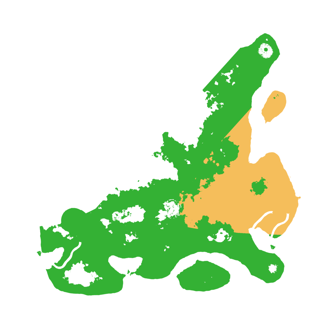 Biome Rust Map: Procedural Map, Size: 3400, Seed: 25254220