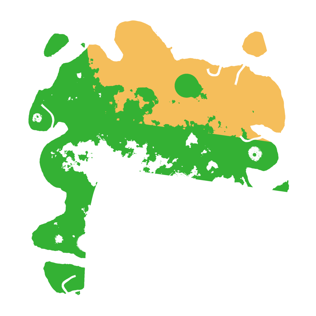 Biome Rust Map: Procedural Map, Size: 3500, Seed: 1695083
