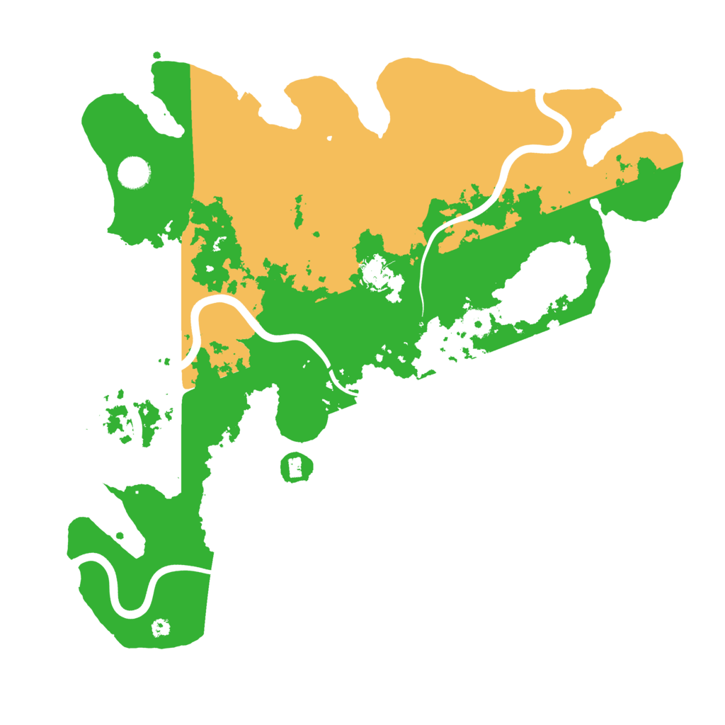 Biome Rust Map: Procedural Map, Size: 3950, Seed: 43991123