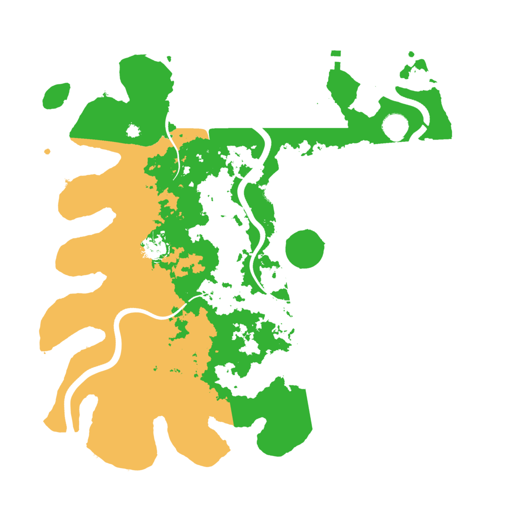 Biome Rust Map: Procedural Map, Size: 3550, Seed: 36046831