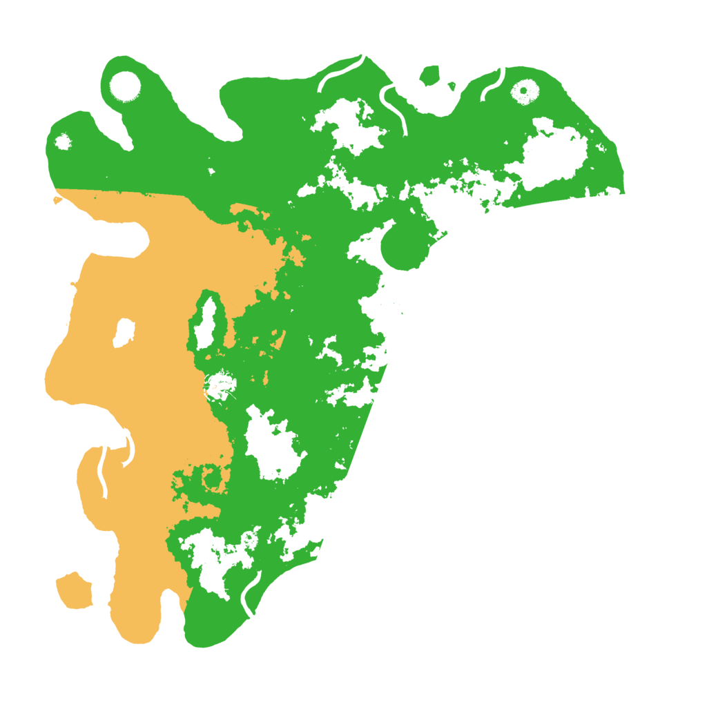 Biome Rust Map: Procedural Map, Size: 4100, Seed: 25124591