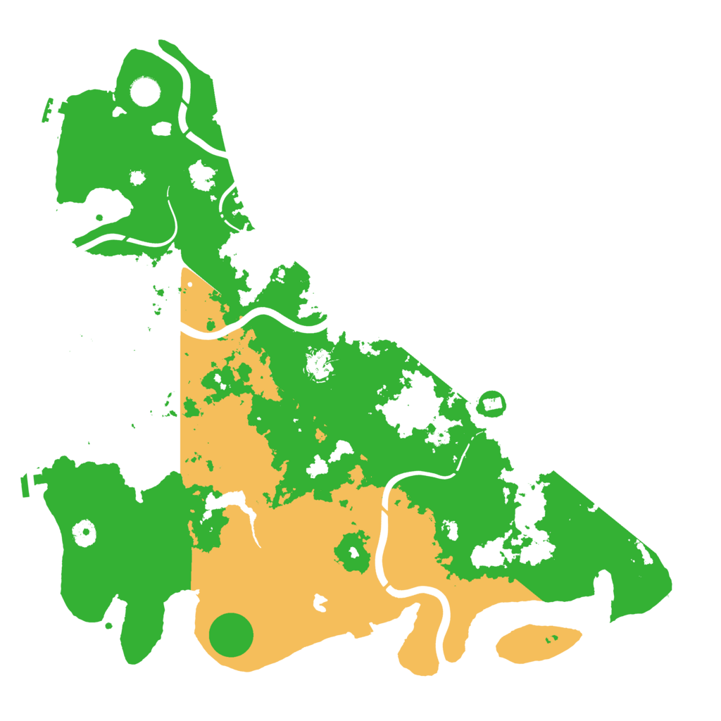 Biome Rust Map: Procedural Map, Size: 4300, Seed: 24684628