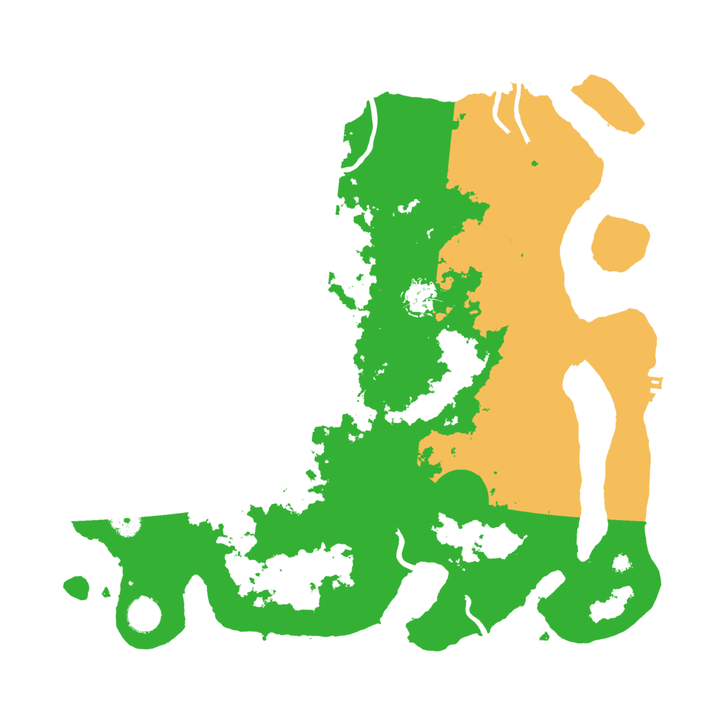 Biome Rust Map: Procedural Map, Size: 3700, Seed: 8912947
