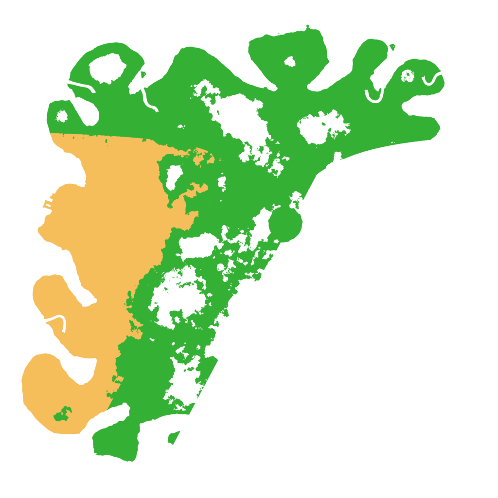 Biome Rust Map: Procedural Map, Size: 3950, Seed: 12133779