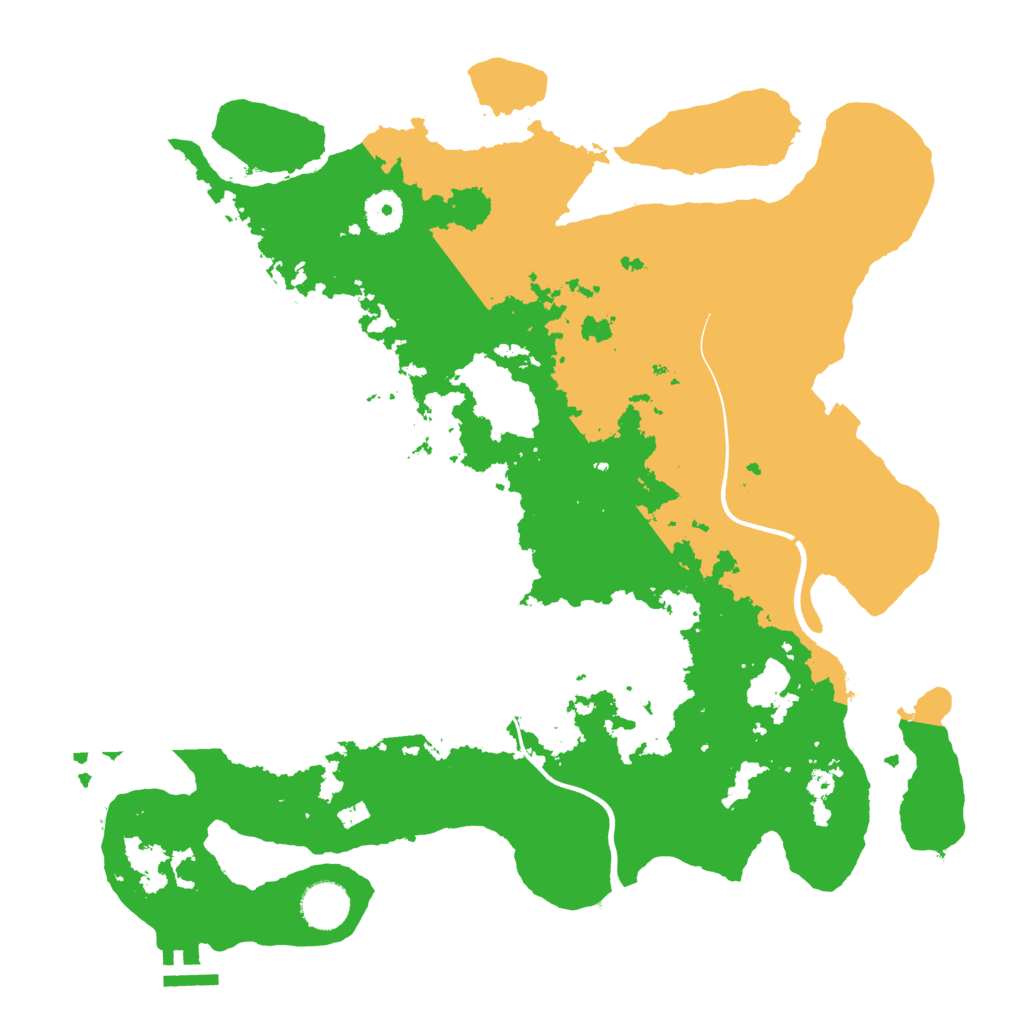 Biome Rust Map: Procedural Map, Size: 3750, Seed: 96399845