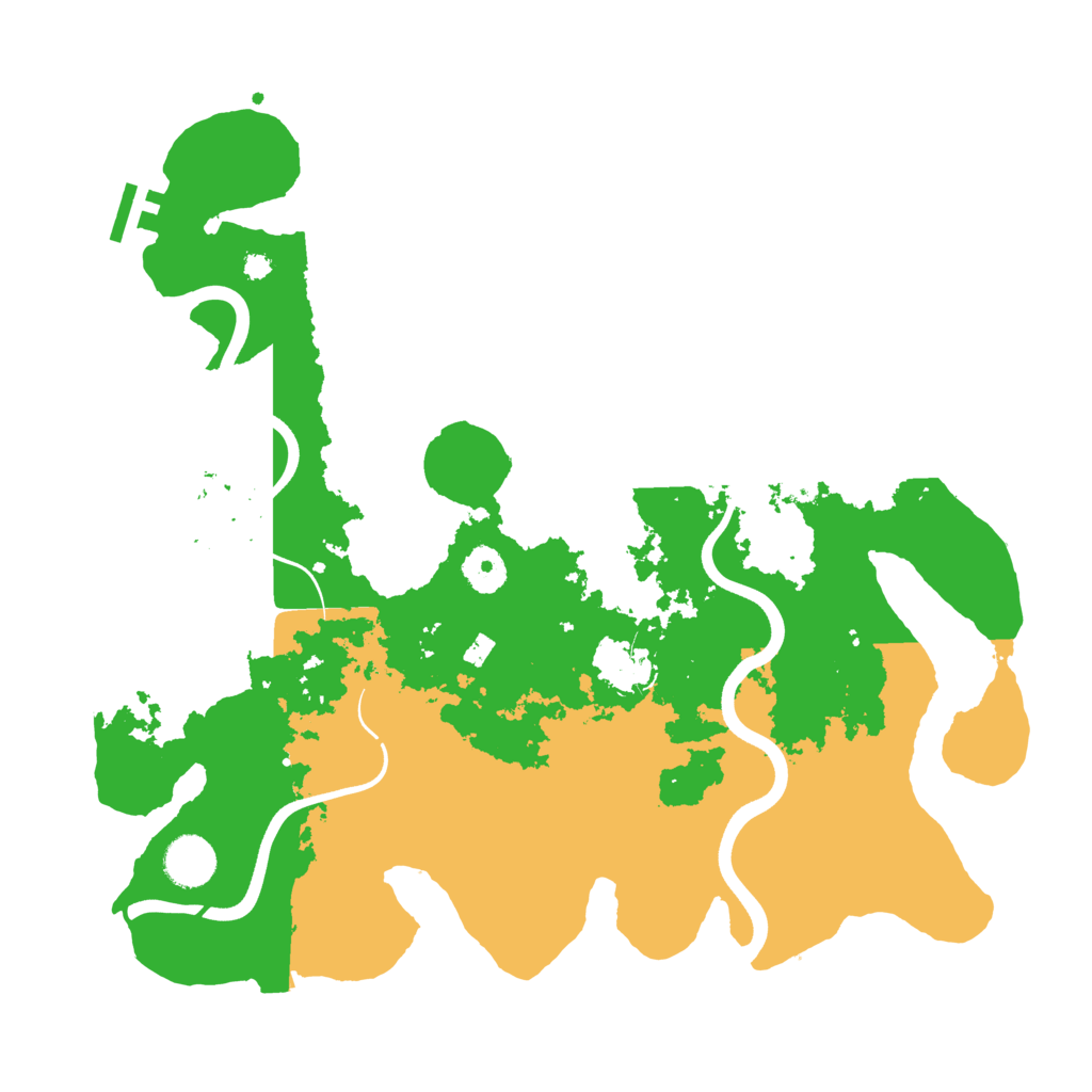 Biome Rust Map: Procedural Map, Size: 3700, Seed: 62114905