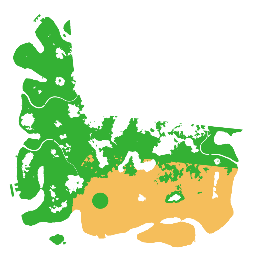 Biome Rust Map: Procedural Map, Size: 4300, Seed: 83888009