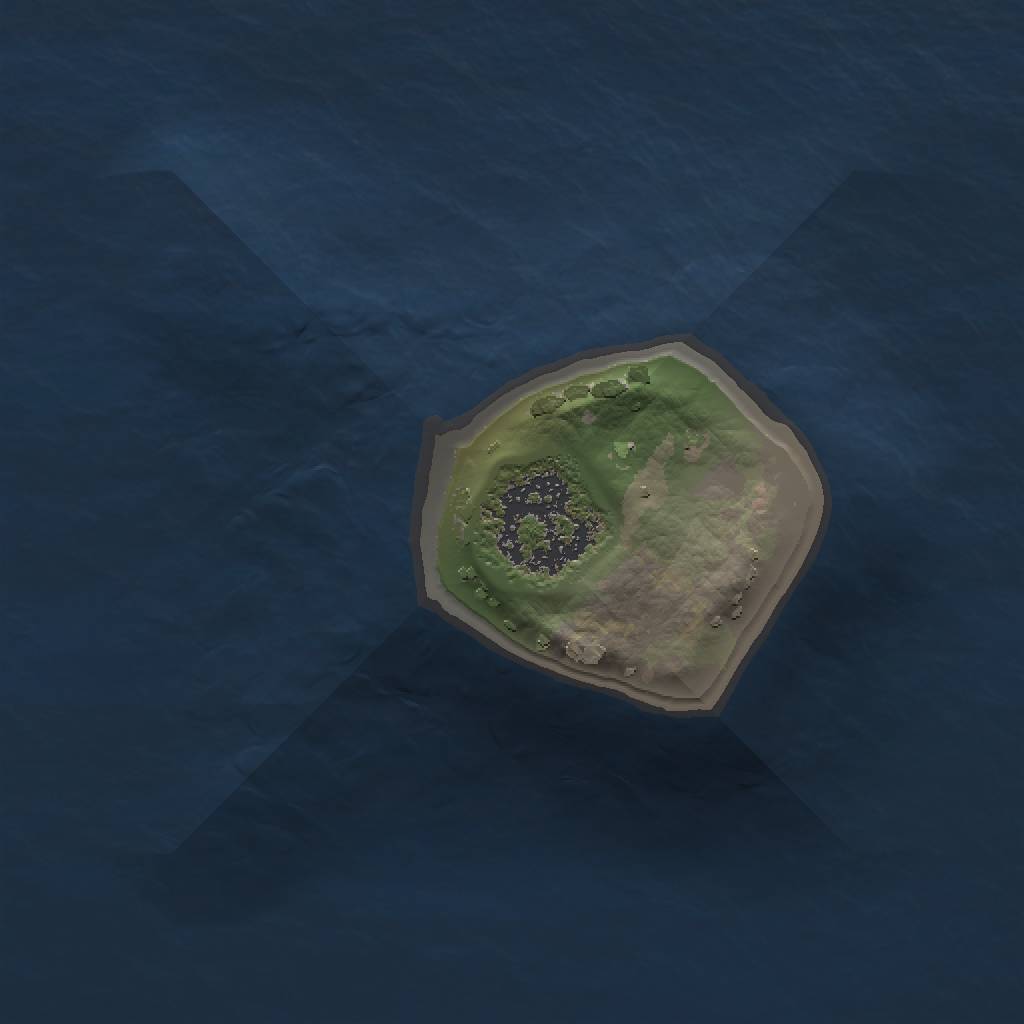 Rust Map: Procedural Map, Size: 1000, Seed: 1116211261, 3 Monuments