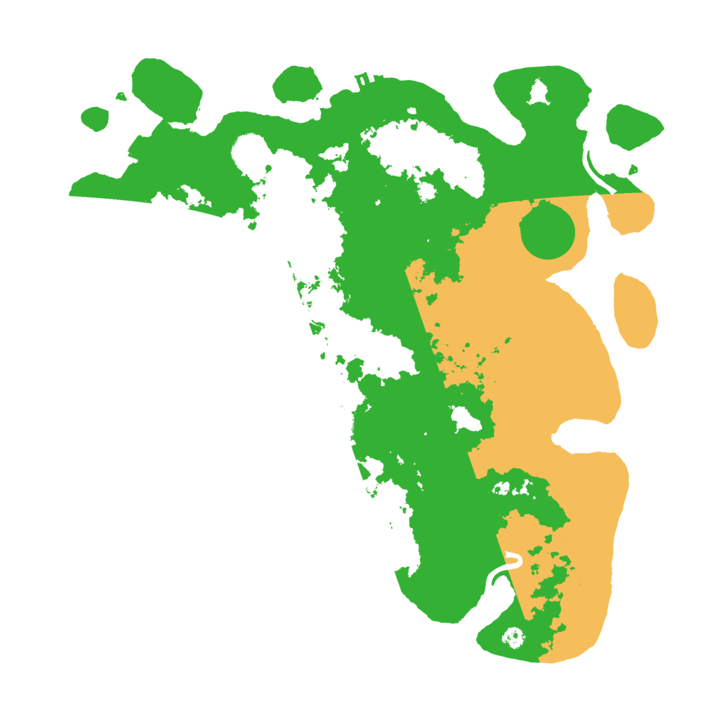 Biome Rust Map: Procedural Map, Size: 3500, Seed: 6711949