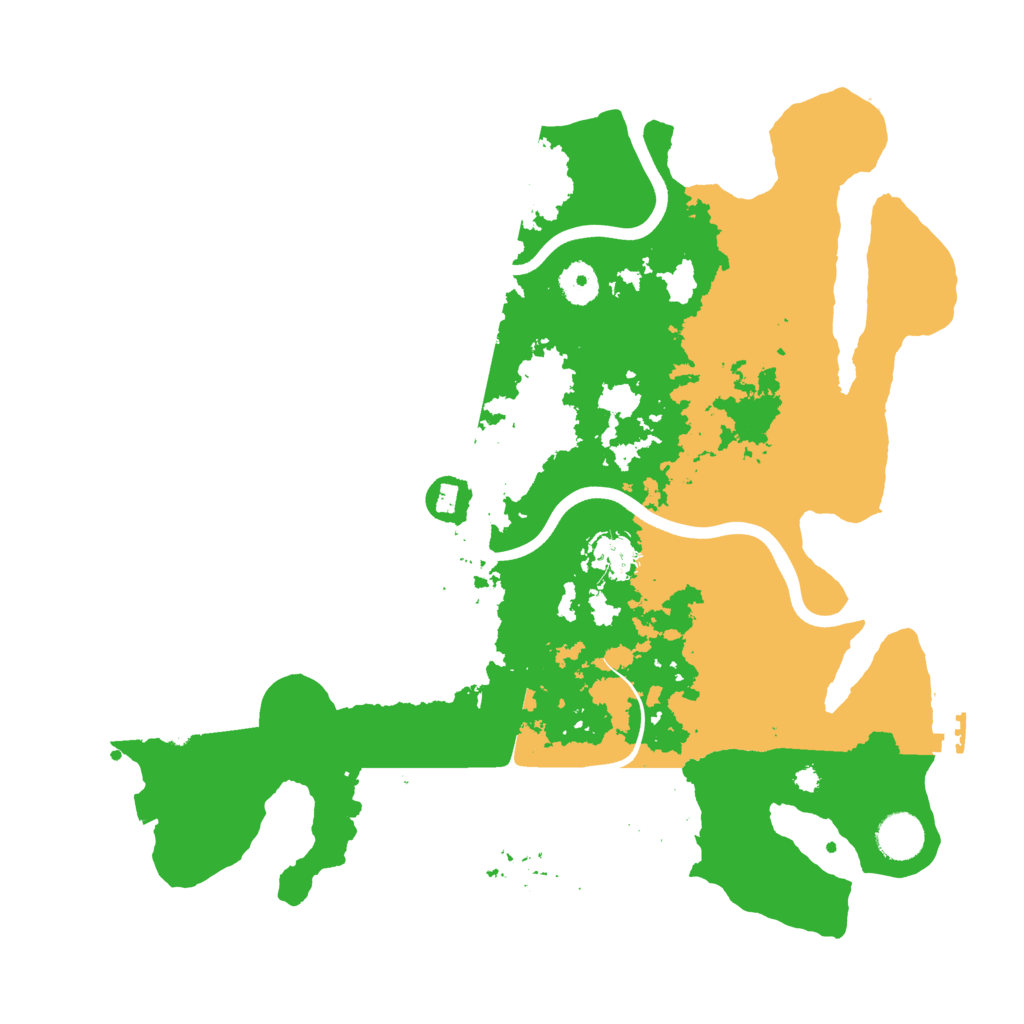 Biome Rust Map: Procedural Map, Size: 3800, Seed: 68740232