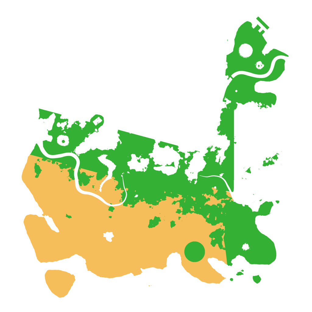 Biome Rust Map: Procedural Map, Size: 4000, Seed: 57676065