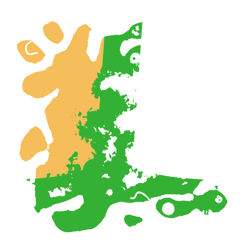 Biome Rust Map: Procedural Map, Size: 3500, Seed: 5222