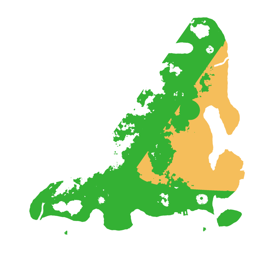 Biome Rust Map: Procedural Map, Size: 3550, Seed: 39239868