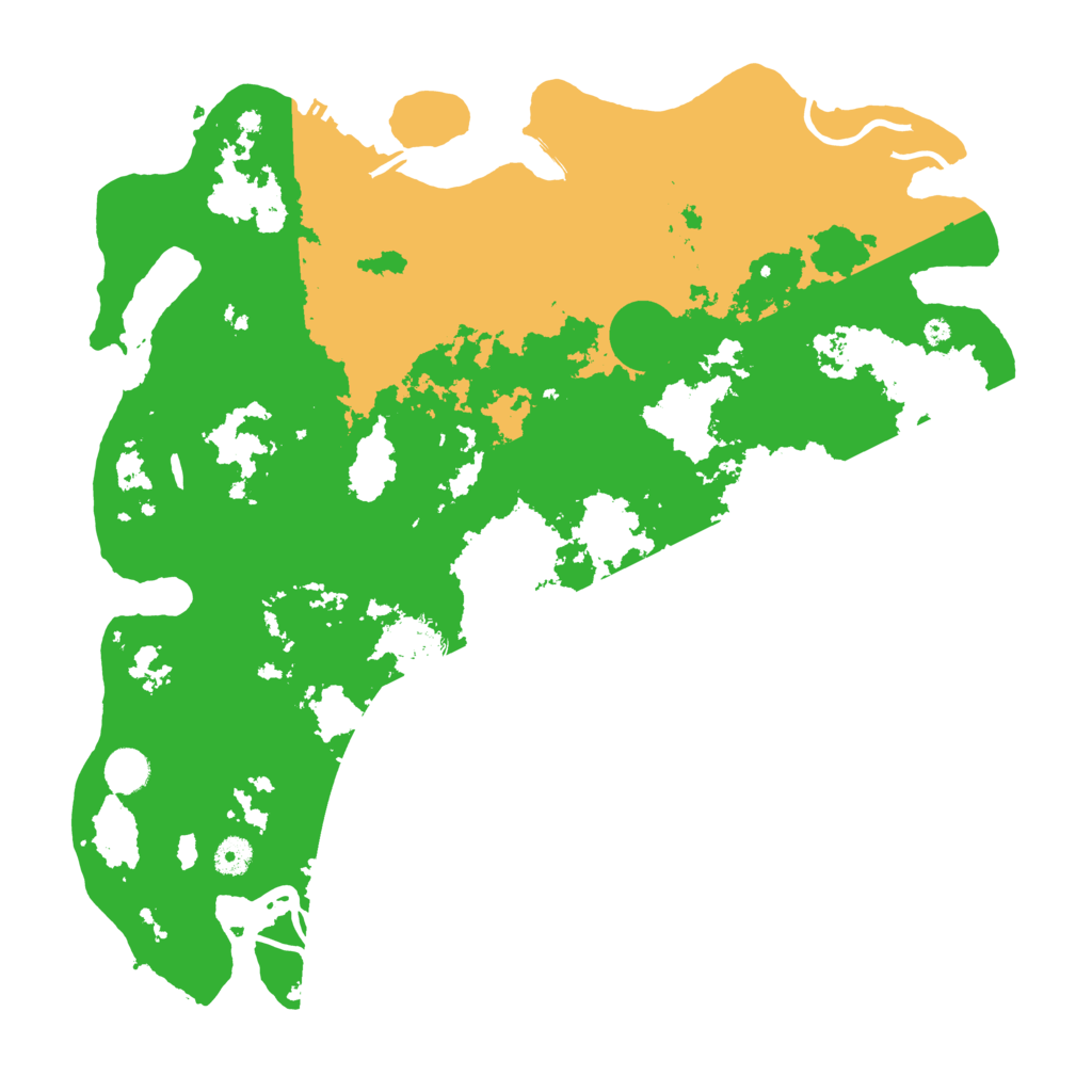 Biome Rust Map: Procedural Map, Size: 4300, Seed: 50840415