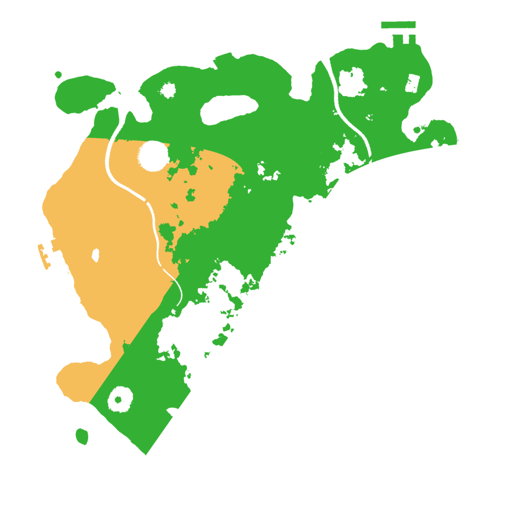 Biome Rust Map: Procedural Map, Size: 3000, Seed: 16706