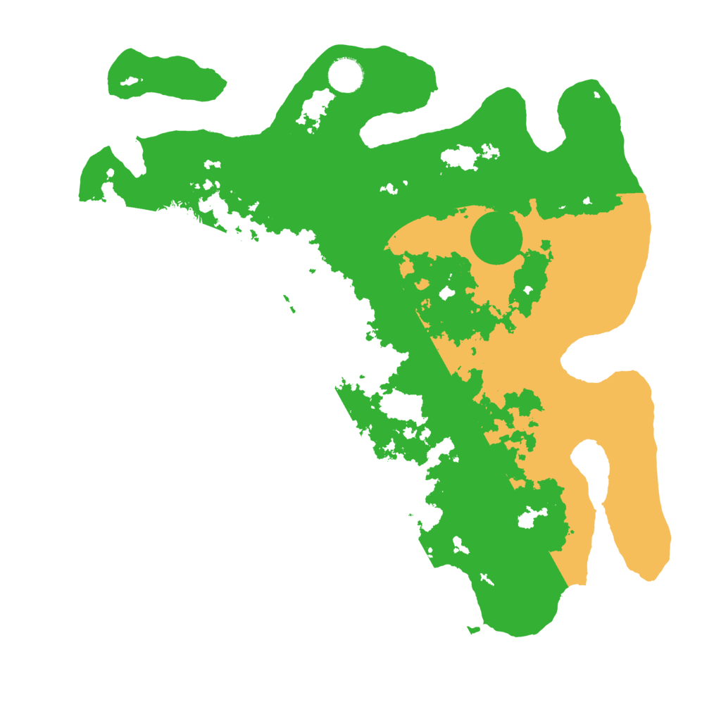 Biome Rust Map: Barren, Size: 3650, Seed: 83211093