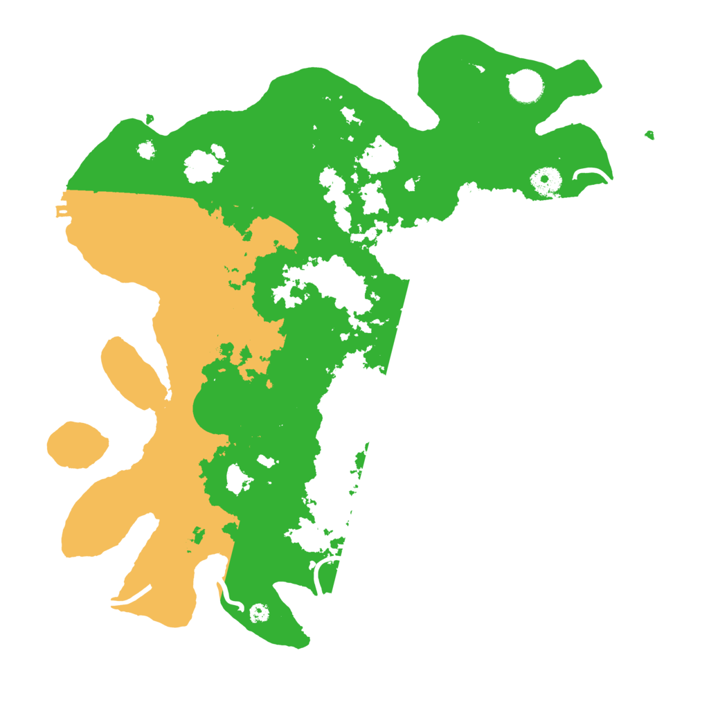 Biome Rust Map: Procedural Map, Size: 3700, Seed: 26327140