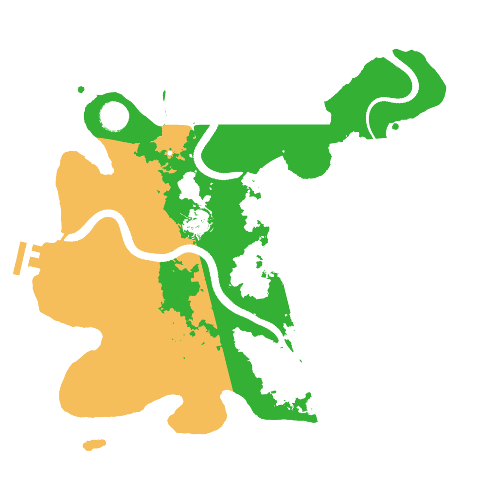 Biome Rust Map: Procedural Map, Size: 3000, Seed: 3169785