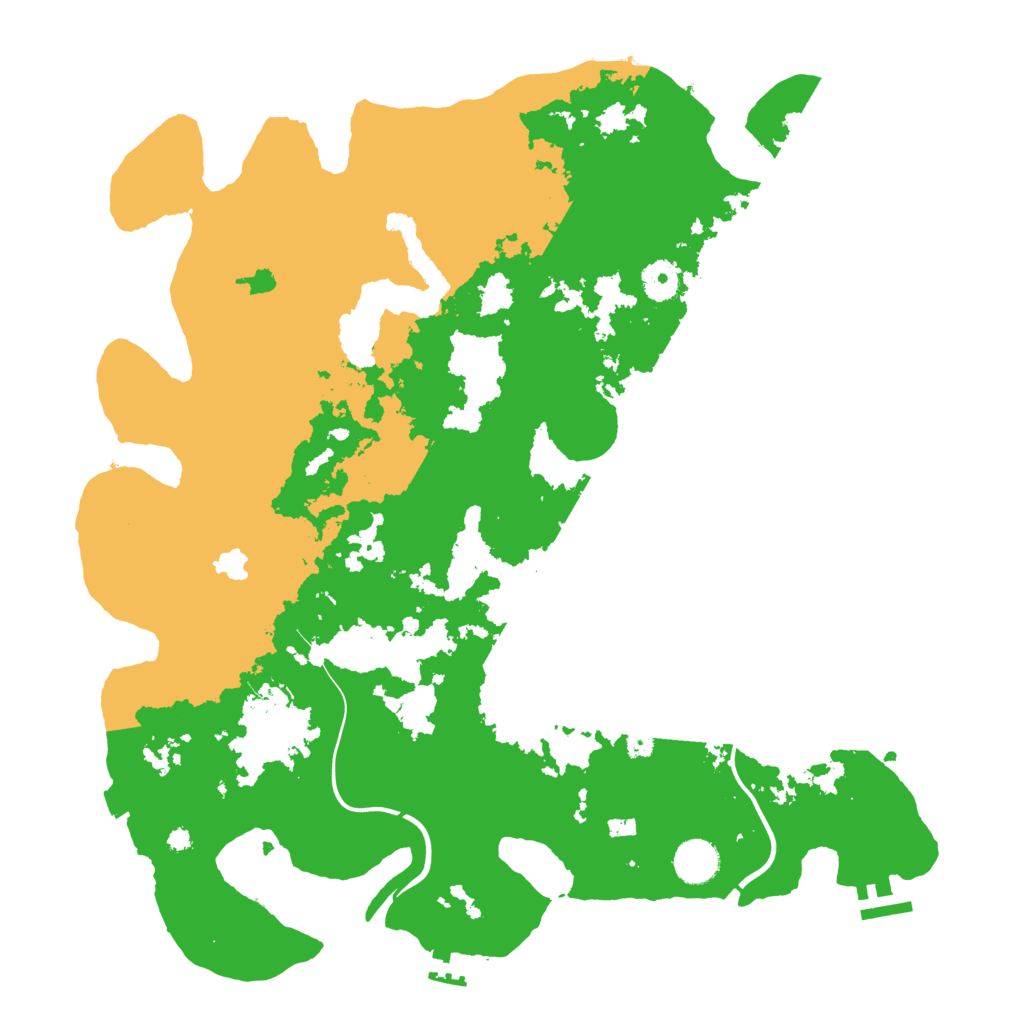 Biome Rust Map: Procedural Map, Size: 4000, Seed: 1415110609