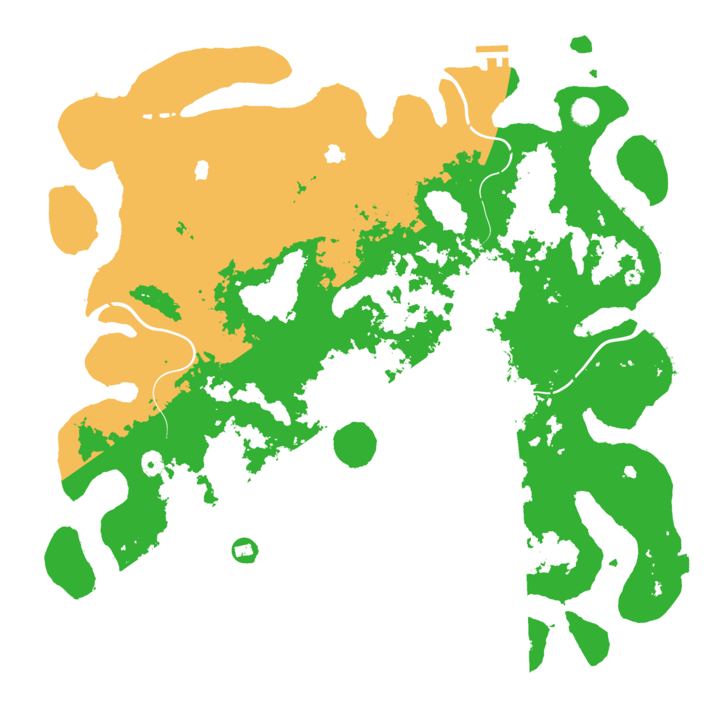 Biome Rust Map: Procedural Map, Size: 4500, Seed: 1435885825