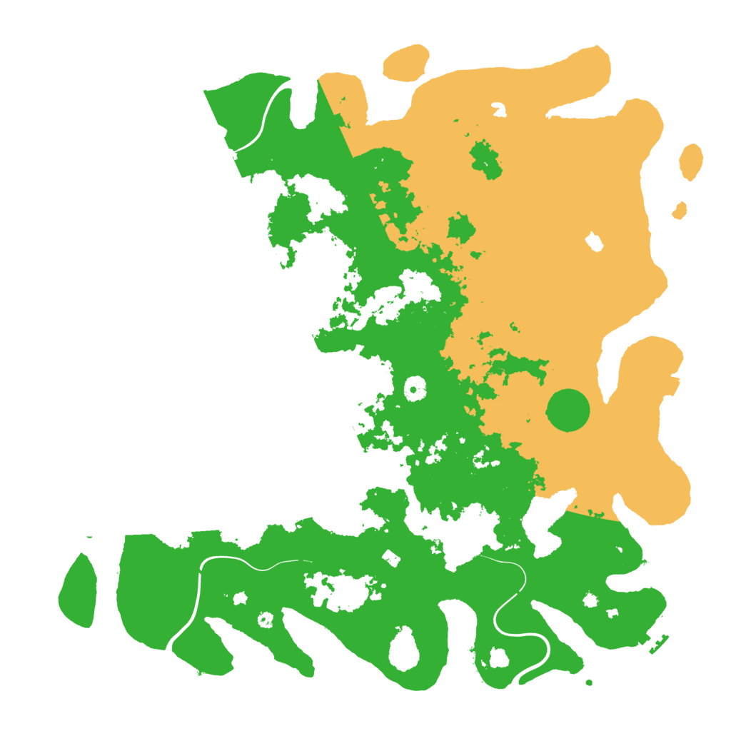 Biome Rust Map: Procedural Map, Size: 4500, Seed: 263872438