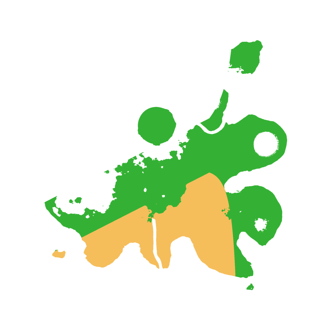 Biome Rust Map: Procedural Map, Size: 2300, Seed: 980492065