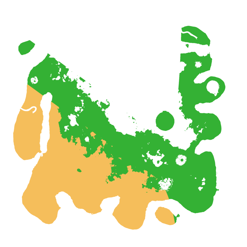 Biome Rust Map: Procedural Map, Size: 3500, Seed: 623166285