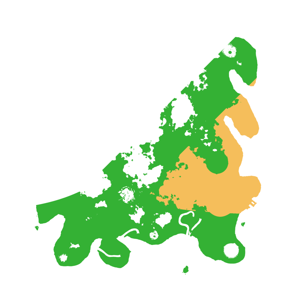 Biome Rust Map: Procedural Map, Size: 3500, Seed: 1428766745