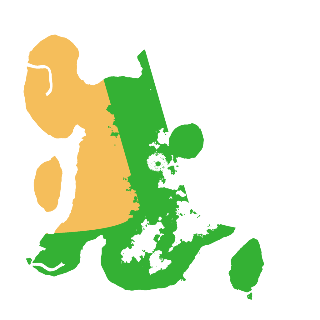 Biome Rust Map: Procedural Map, Size: 2500, Seed: 1113206266