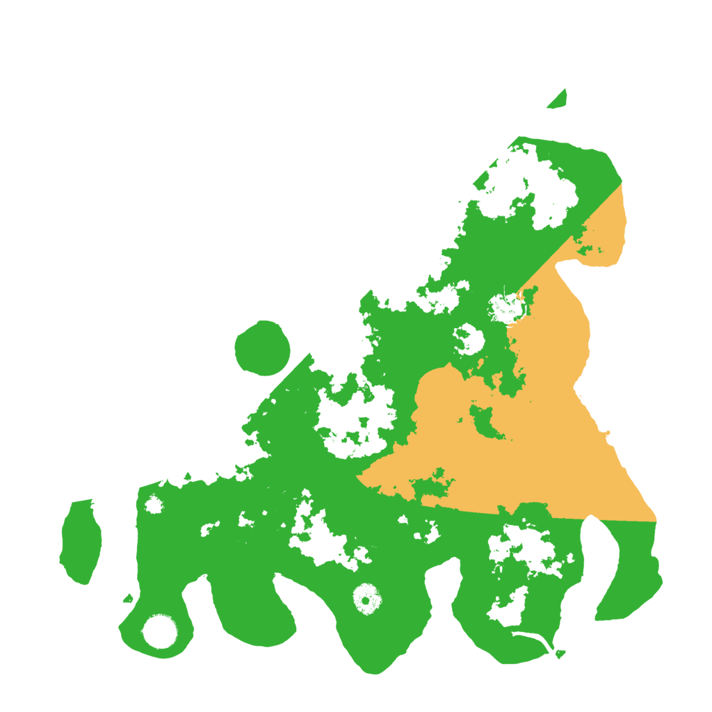Biome Rust Map: Procedural Map, Size: 3700, Seed: 57544478