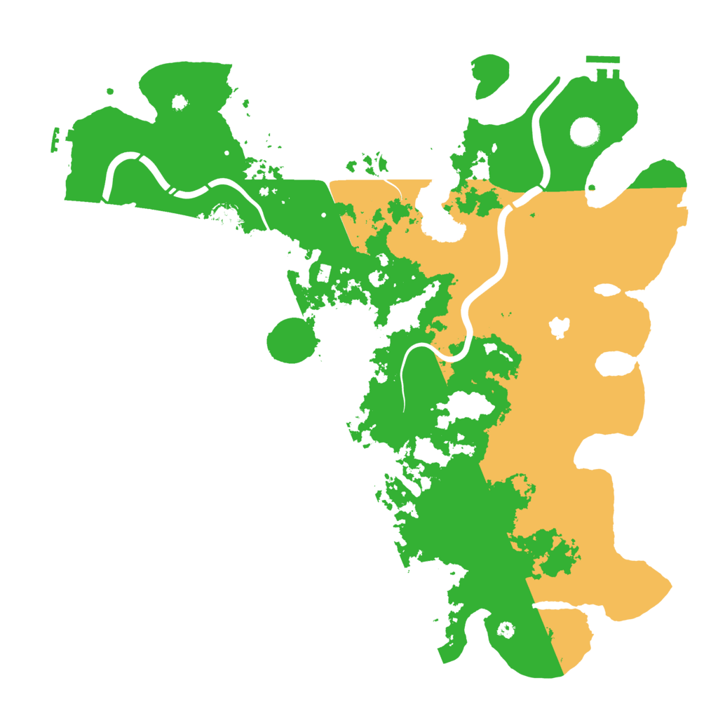 Biome Rust Map: Procedural Map, Size: 4300, Seed: 59876639