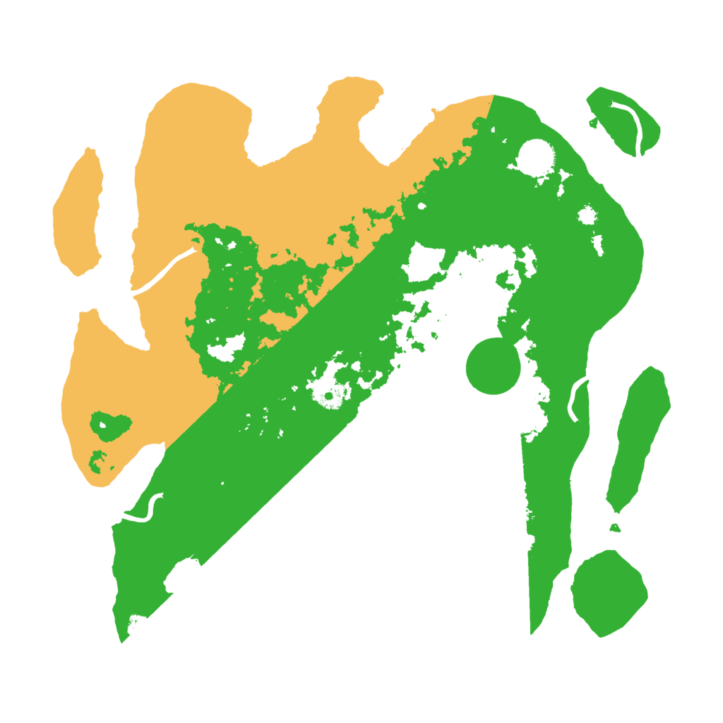 Biome Rust Map: Procedural Map, Size: 3500, Seed: 144484