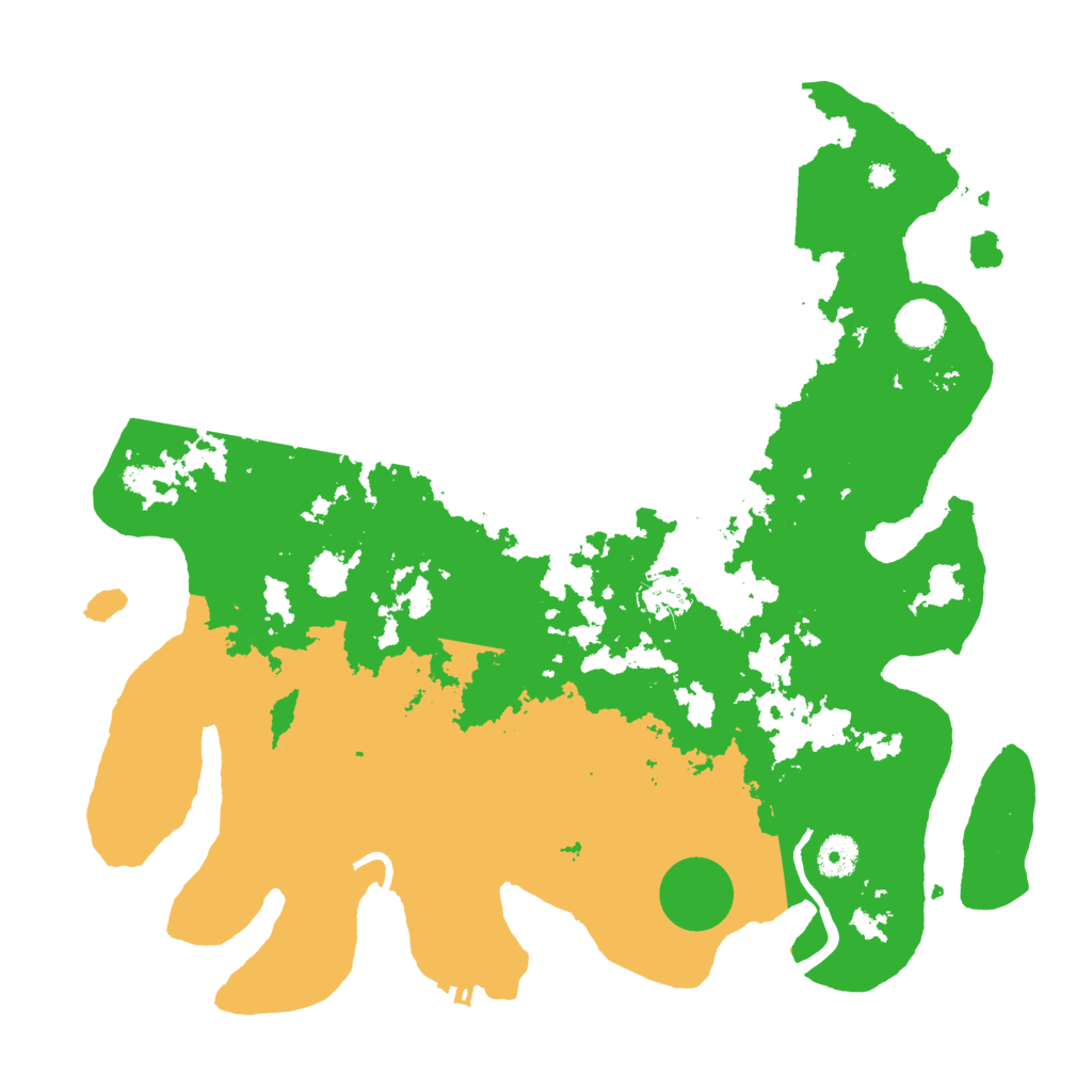 Biome Rust Map: Procedural Map, Size: 3900, Seed: 11830168