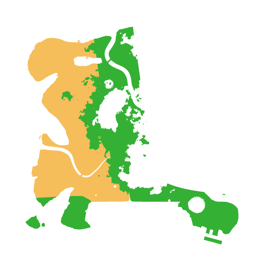 Biome Rust Map: Procedural Map, Size: 3000, Seed: 31825