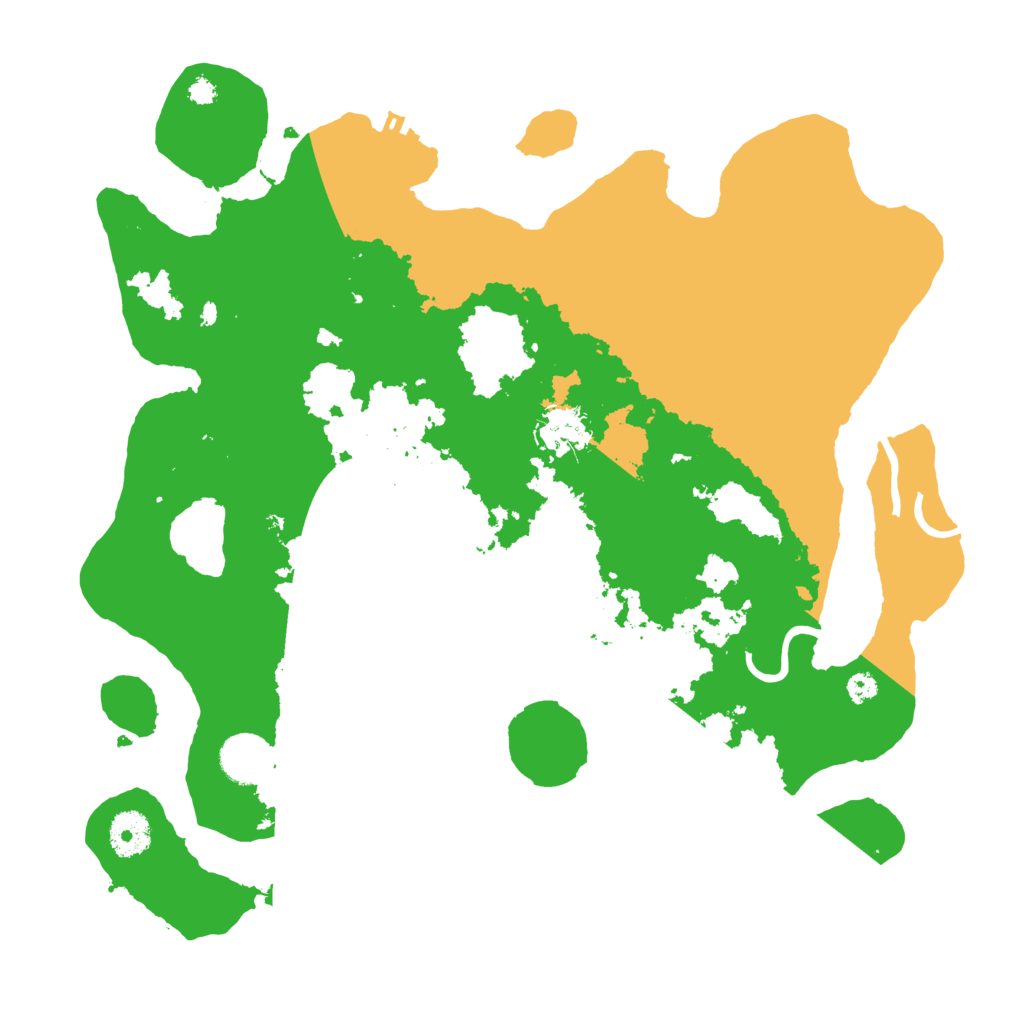 Biome Rust Map: Procedural Map, Size: 3550, Seed: 73227768