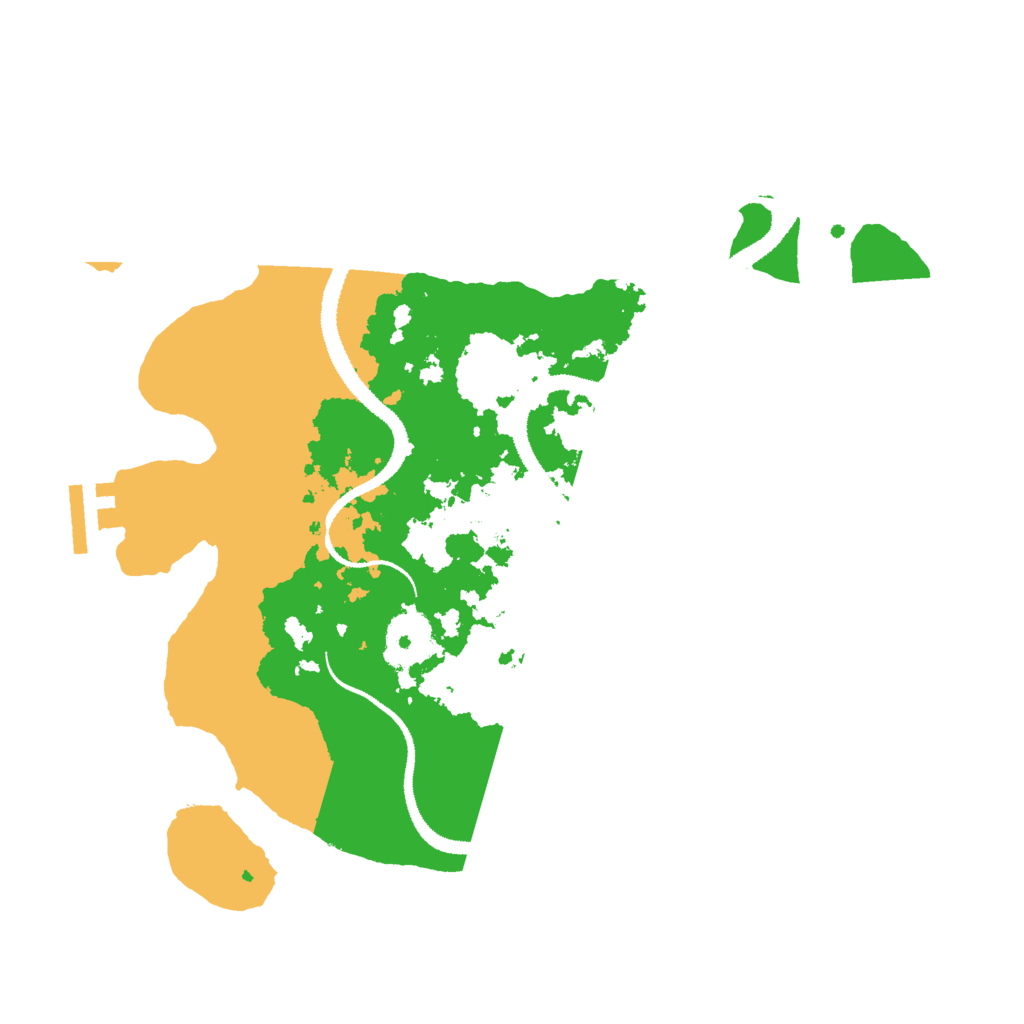 Biome Rust Map: Procedural Map, Size: 3000, Seed: 2566