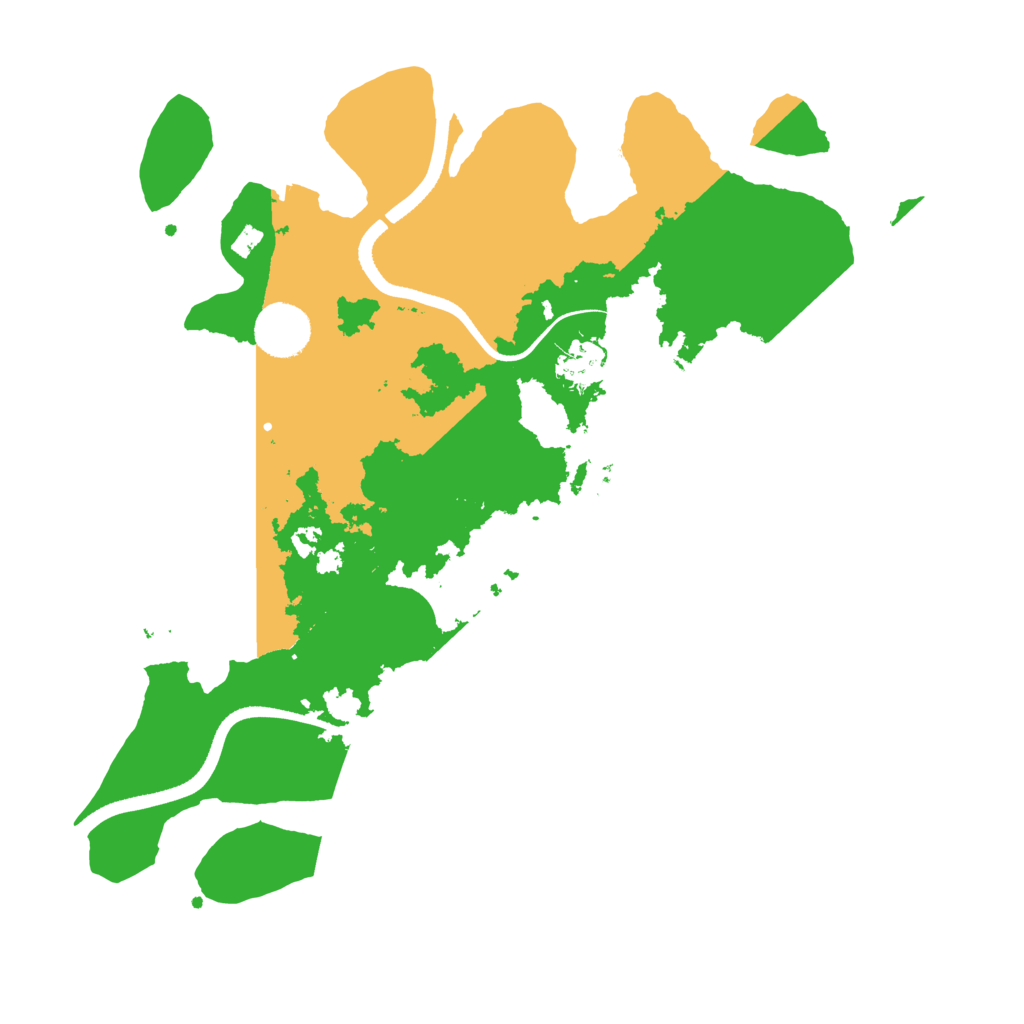 Biome Rust Map: Procedural Map, Size: 3500, Seed: 1710204785