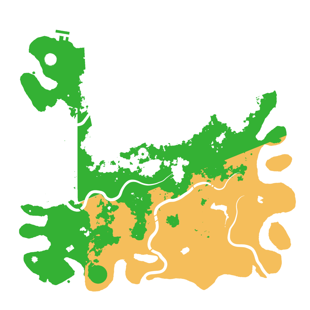 Biome Rust Map: Procedural Map, Size: 4500, Seed: 442346224