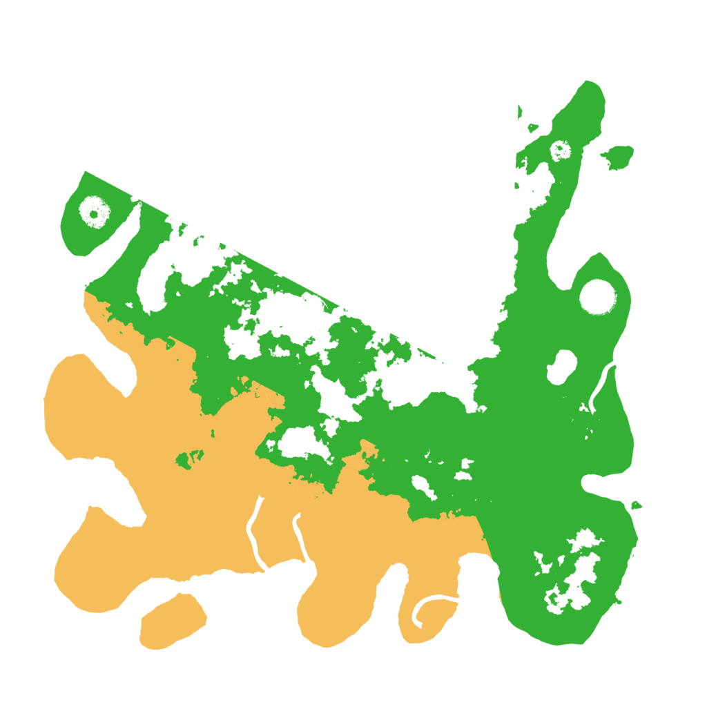 Biome Rust Map: Procedural Map, Size: 3500, Seed: 525428875