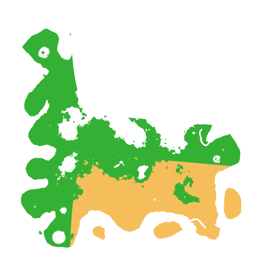 Biome Rust Map: Procedural Map, Size: 3550, Seed: 15119409