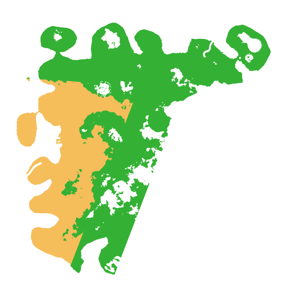 Biome Rust Map: Procedural Map, Size: 3800, Seed: 35409864